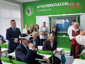 Агротехнологический класс в школе №10 села Новопышминского
