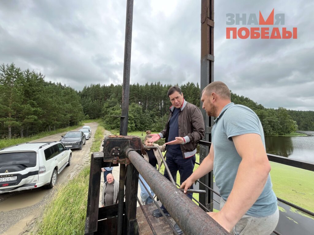Глава муниципального округа на плотине