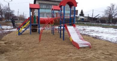 Новый детский комплекс в с. Новопышминском
