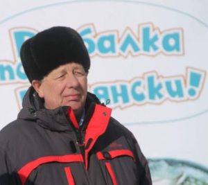 Павел Глубоких на соревнованиях «Рыбалка по-рудянски»