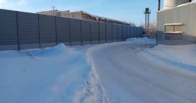 В Сухоложском обособленном подразделении «ФОРЭС» завершен монтаж шумозащитного забора