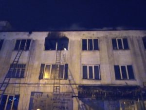 Пожар в г. Сухой Лог по ул. Милицейская