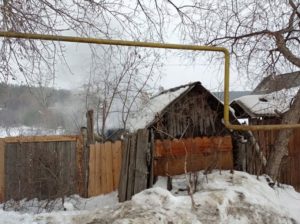 Пожар на ул. Куйбышева в с. Курьи