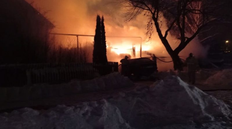 Пожар на ул. Советской г. Сухой Лог