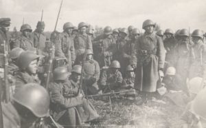 166-я стрелковая дивизия. Перед боем на дальних подступах к Москве, начало октября 1941 г. 