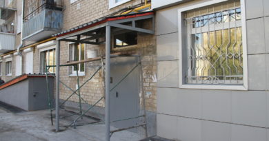 Заканчивается ремонт на доме №7 по ул. Гагарина