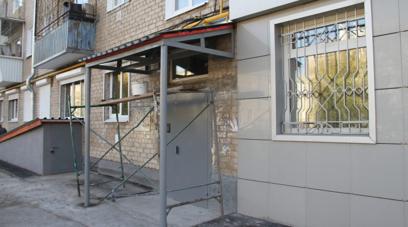 Заканчивается ремонт на доме №7 по ул. Гагарина