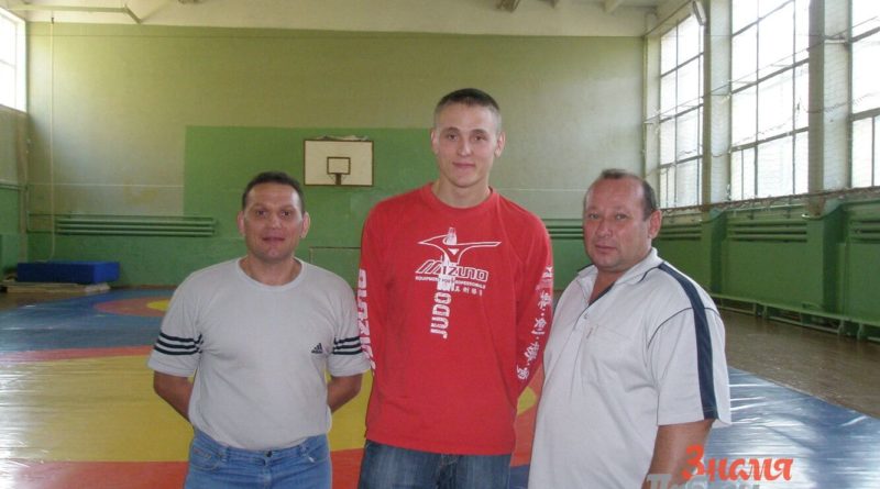 Тренеры по самбо Евгений Красноженов, Андрей Панов, Вячеслав Малых, 2008 г.