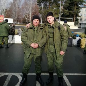 Евгений и Виктор Сащиковы перед отправкой на СВО