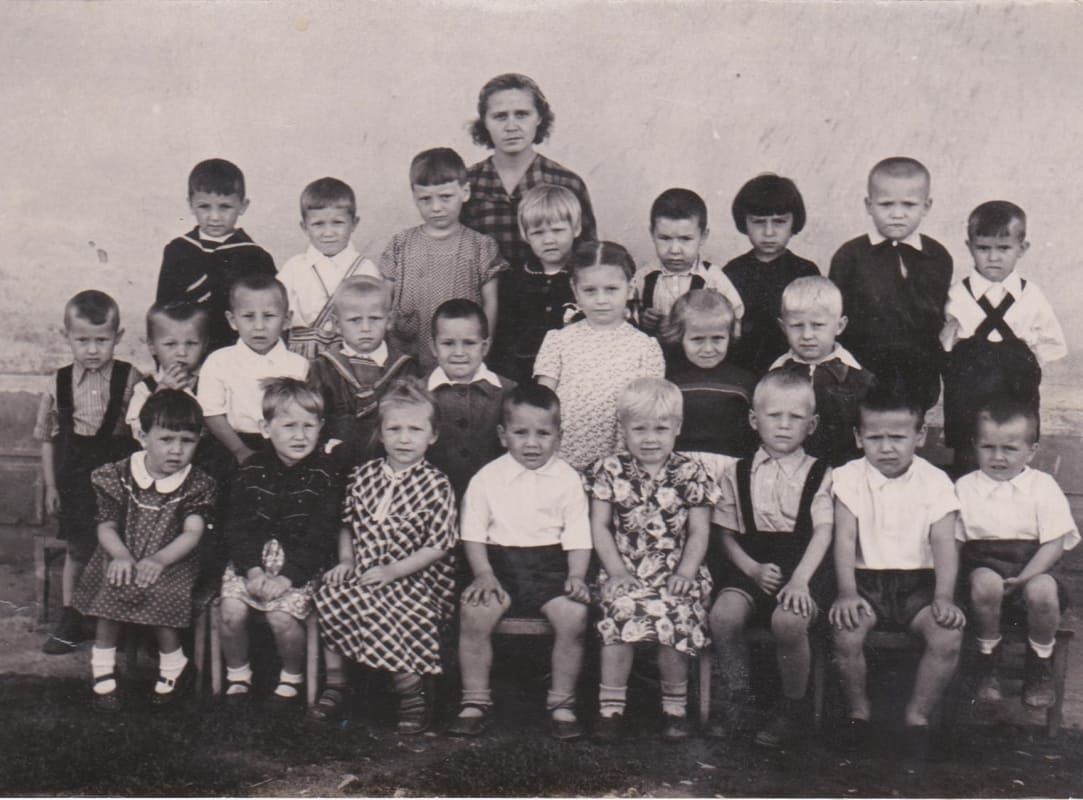 Воспитанники детсада № 1, 1957 г.