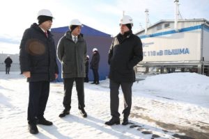 Евгений Куйвашев и Андрей Рюмин запустили после реконструкции полностью отечественную подстанцию для электроснабжения Верхней Пышмы